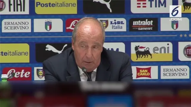 Pelatih Timnas Italia mengaku bertanggung jawab atas gagalnya Italia masuk ke Piala Dunia 2018.