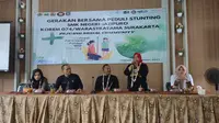 Sosialisakan Stunting di Tengah-tengah Pelajar SMKN Jatipuro Karanganyar (Dewi Divianta/Liputan6.com)