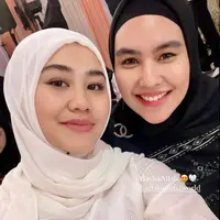 Aaliyah Massaid baru-baru ini mengikuti kajian Islam yang digelar AHHA. [@aaliyah.massaid/@kartikaputriworld/@shaniaindryn/@tsabit_al]