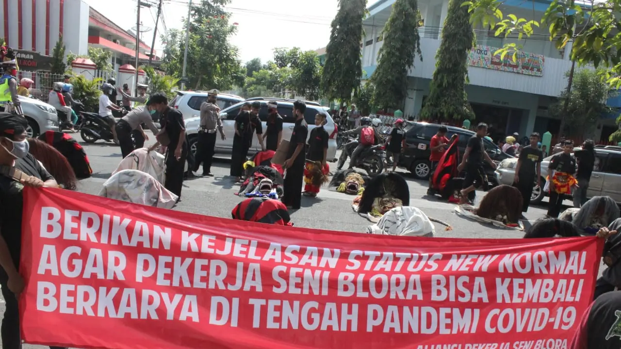 Unjuk Rasa Seniman Blora