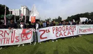 Demo di Tugu Tani, BEM UI Bawa Lima Tuntutan