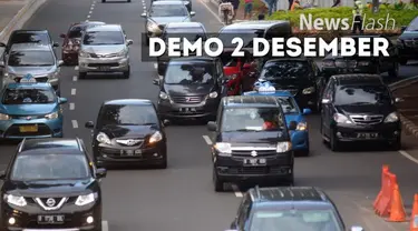 Direktorat Lalulintas Polda Metro Jaya  lakukan rekayasa lalulintas saat demo 2 desember 2016