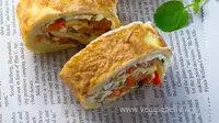 Resep Menu Buka Puasa: Telur Gulung Isi Sayuran yang Penuh Nutrisi