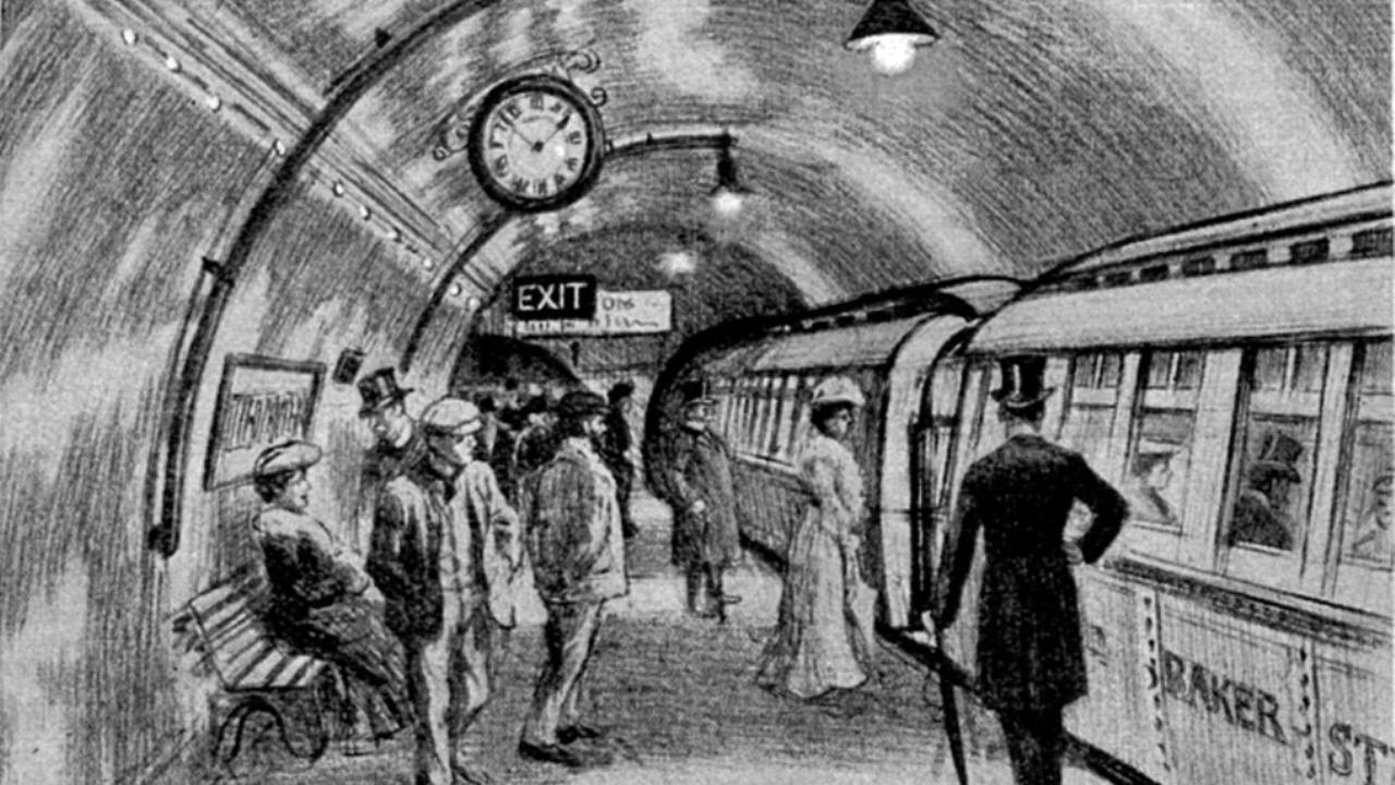 Stasiun kereta bawah tanah London 1906