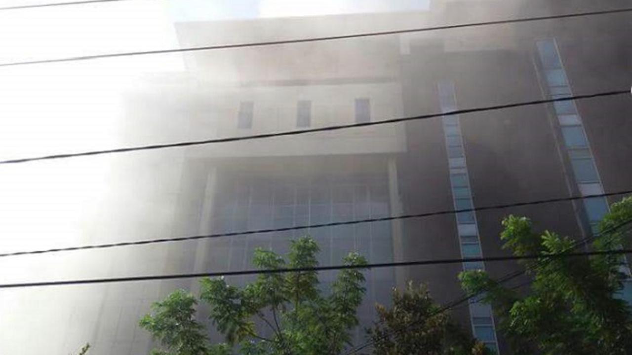 Kantor Kejati Jatim Terbakar Saat Perayaan Hari Bhakti Adhyaksa