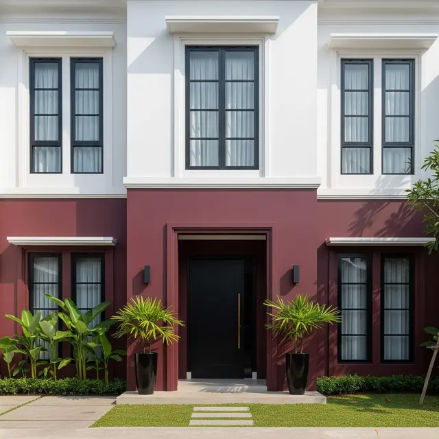 Desain Fasad Rumah Sederhana Tapi Tampak Mahal