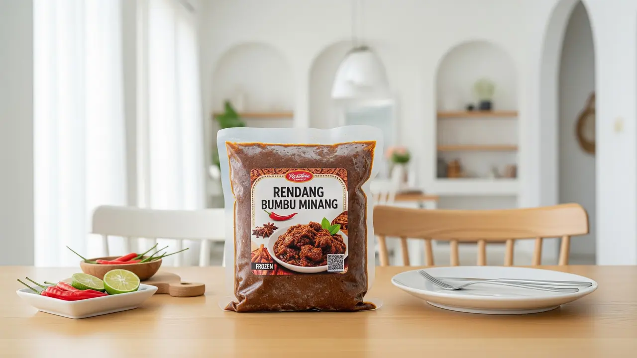 Rendang Frozen dengan Bumbu Asli Minang