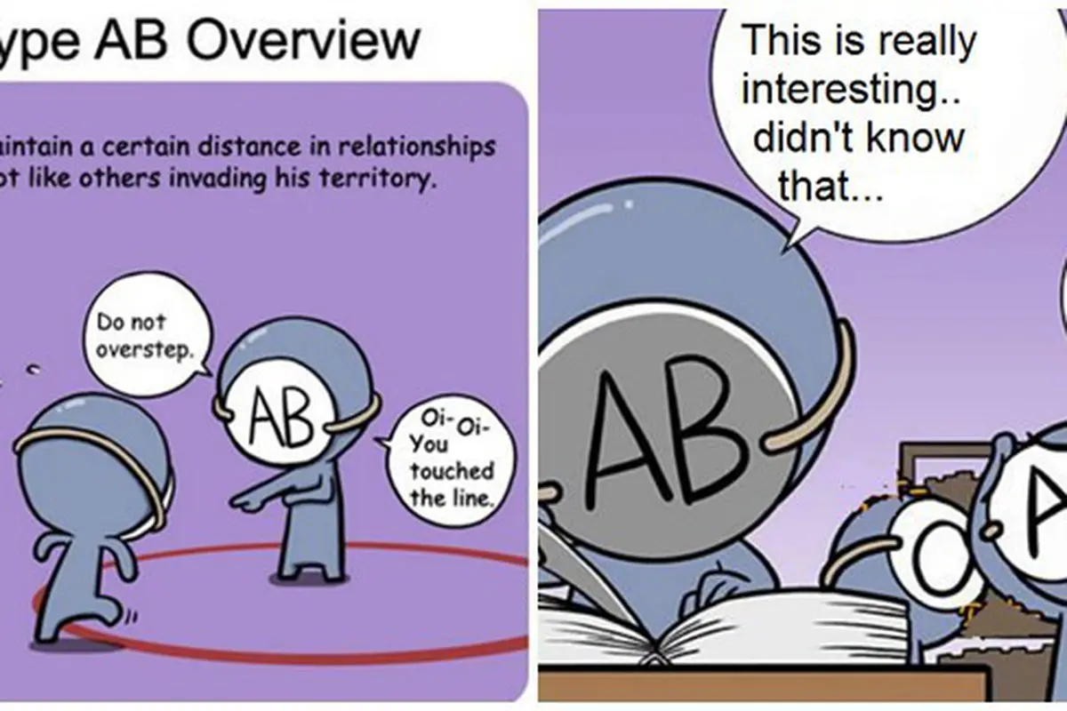 Foto : copyright facebook/blood type AB