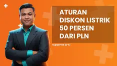 Simak tentang aturan diskon listrik 50 persen dari PLN di News Flash Liputan6.com.