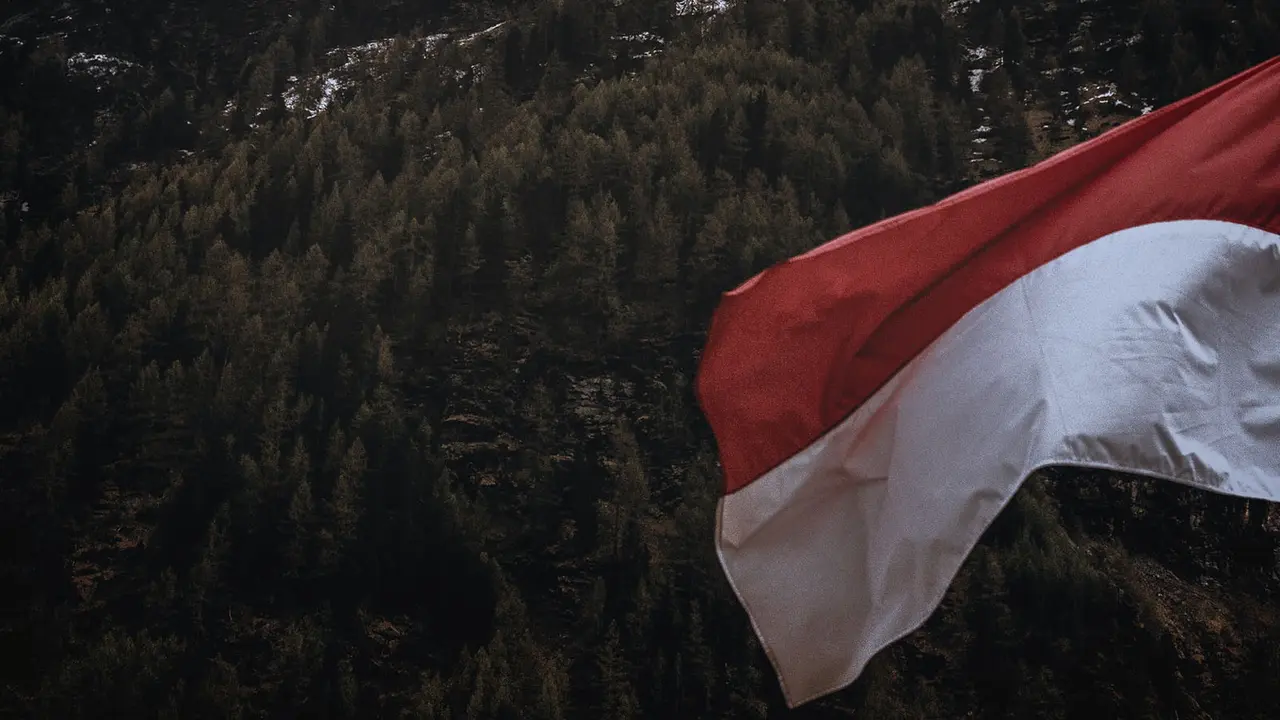 Ilustrasi Bendera Indonesia