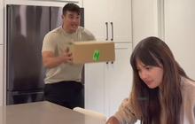 5 Potret Dapur Super Bersih Aurelie Moeremans di Amerika, Kitchen Island Luas - Semua Perabot Simpan di Lemari