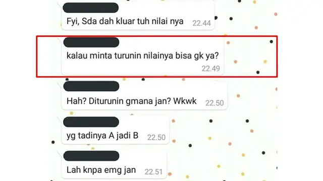 6 Chat Pamer Nilai Ujian Ini Bikin Elus Dada