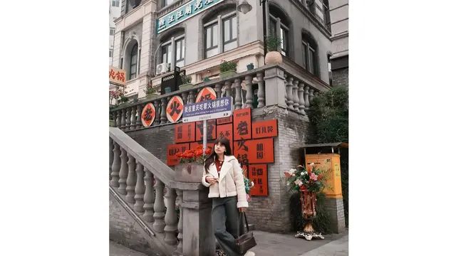Audi Marissa Liburan Akhir Tahun di Cina