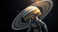 ciri planet saturnus ©Ilustrasi dibuat AI
