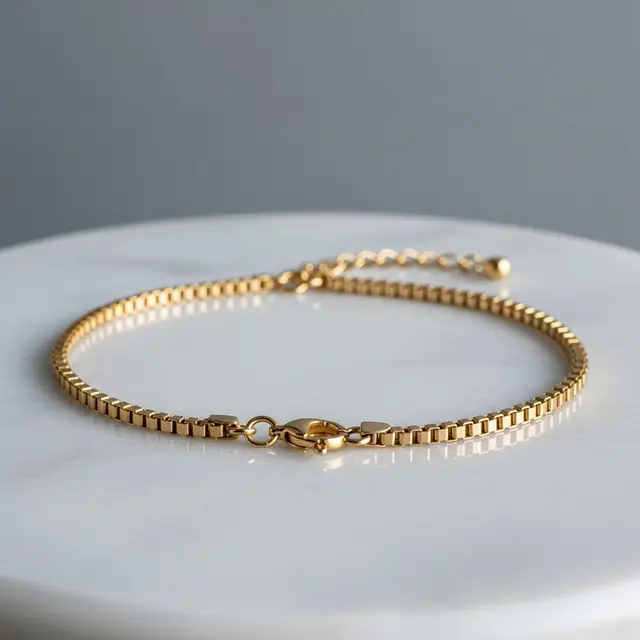 Gelang Emas Gram Kecil 18K Masa Kini