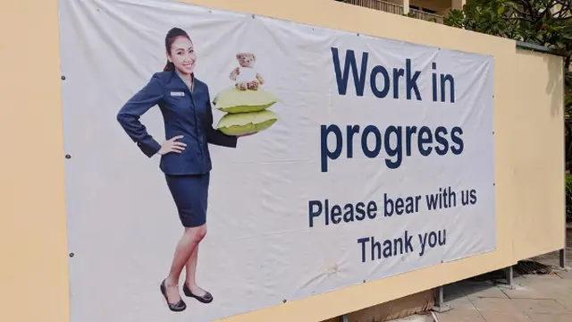 6 Tulisan Peringatan Nyeleneh di Proyek Pembangunan Ini Dahi Berkerut