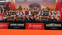 Rangkaian pertandingan Audisi Umum Djarum Beasiswa Bulutangkis 2018 di Purwokerto, Jawa Tengah, telah berakhir Senin (23/7/2018). Total 32 peserta dari enam kategori lolos ke tahap final, di Kudus. (doc. Djarum)