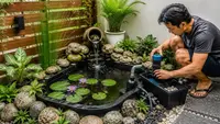 Cara Membuat Kolam Mini yang Tidak Cepat Kotor, Ikuti 8 Langkah Ini agar Air Jernih & Ikan Sehat