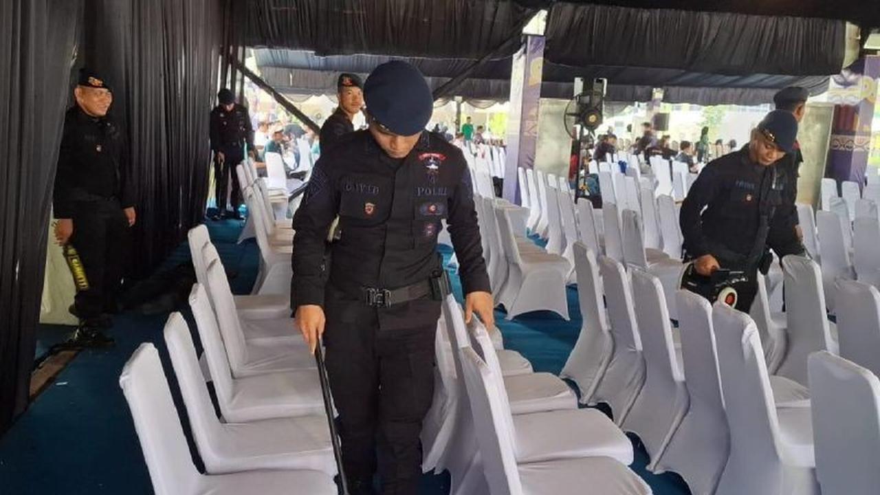 Brimob Polda Sumut Sterilkan Lokasi Gelar Melayu Serumpun ke-IX di Medan, Pastikan Keamanan Acara Internasional