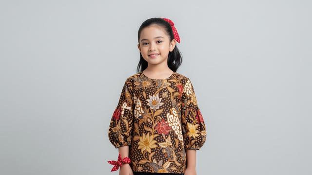 8 Model Atasan Batik Anak Perempuan yang Stylih, Manis untuk Acara Formal Keluarga