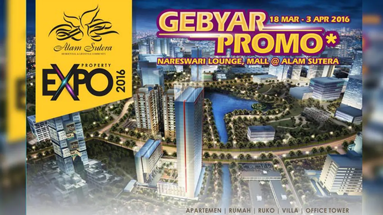 Berburu Hunian Idaman di Alam Sutera Property Expo 2016
