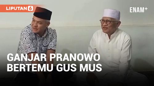 VIDEO: Ganjar Pranowo Berkunjung Temui Gus Mus, Pertemuan Tertutup