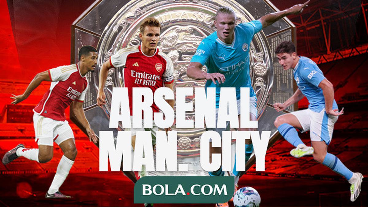 Link Live Streaming Pertandingan Community Shield Arsenal Vs Man City