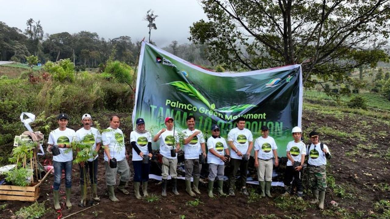 Penanaman Pohon PalmCo Masif di 12 Provinsi, Upaya Cegah Degradasi Lingkungan dan Bencana Hidrologis