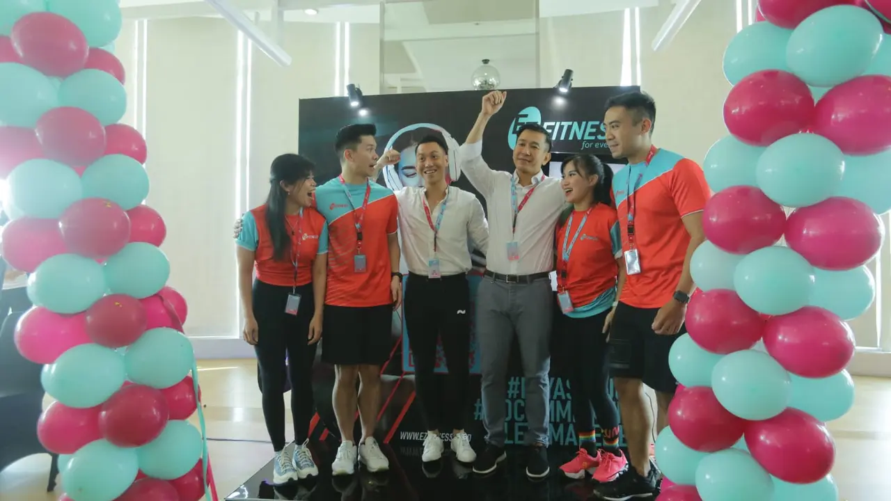 Pembukaan  EZ Fitness Powered by Gold's Gym.