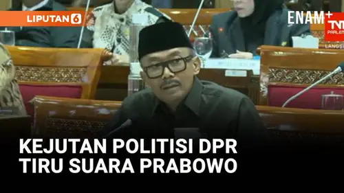 Kejutan Politisi Golkar Tiru Ucapan Prabowo soal Pendidikan di Rapat DPR