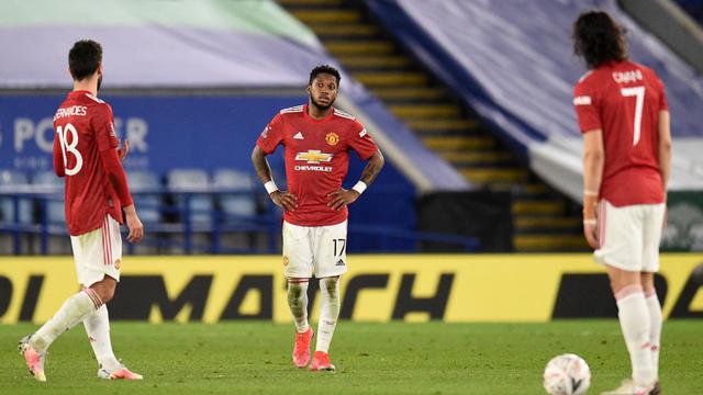 FOTO: Iheanacho Cetak 2 Gol, Leicester City Depak Manchester United dari Piala FA - Fred