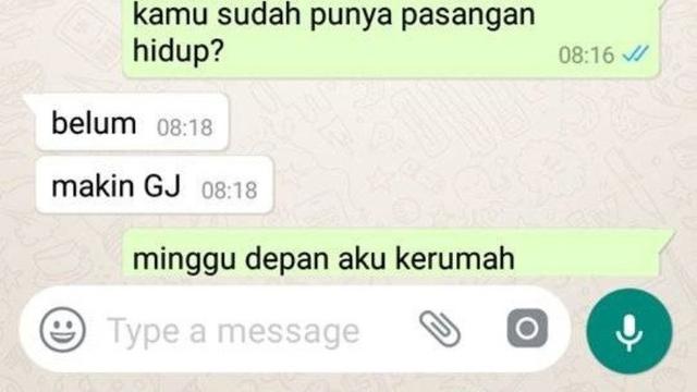 6 Chat Gombal Lamar Pasangan, Bikin Gemas Sendiri