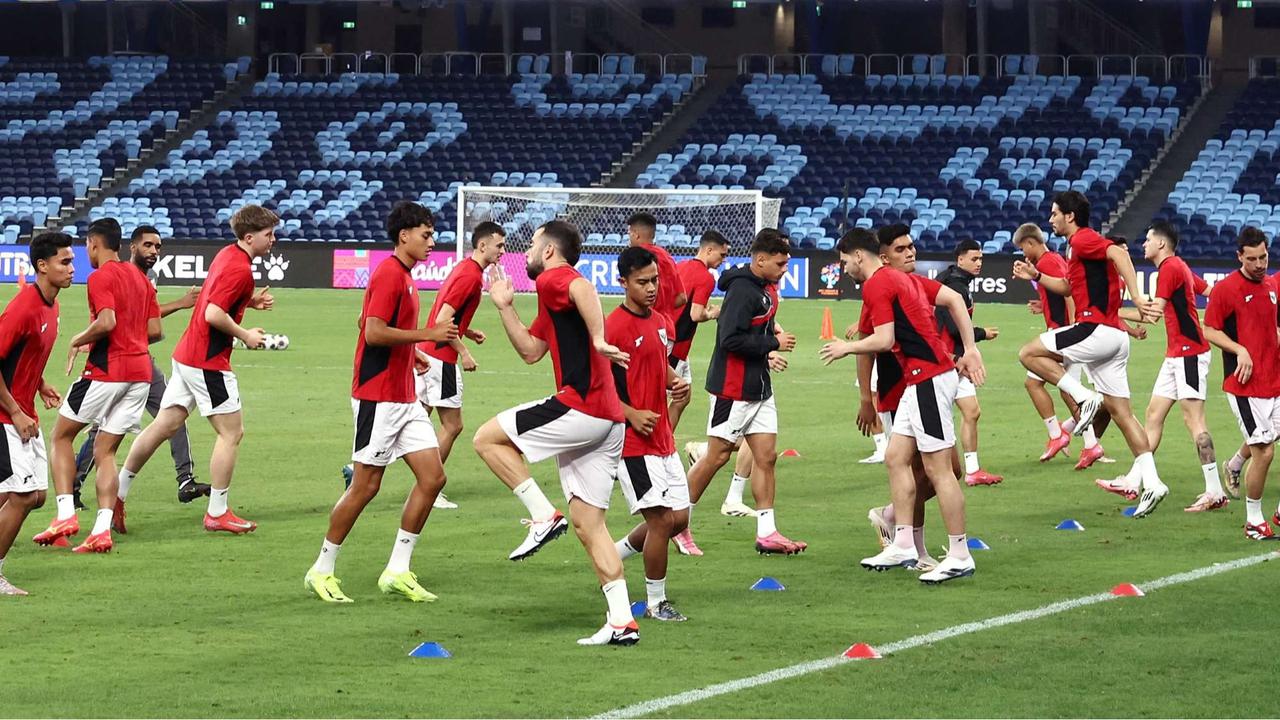Timnas Indonesia gelar latihan jelang lawan Australia