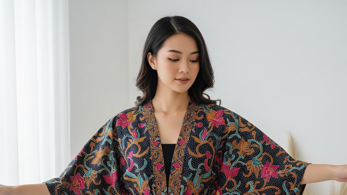 9 Model Baju Batik Lengan Kelelawar Modern, Pilihan Busana Fleksibel 2025