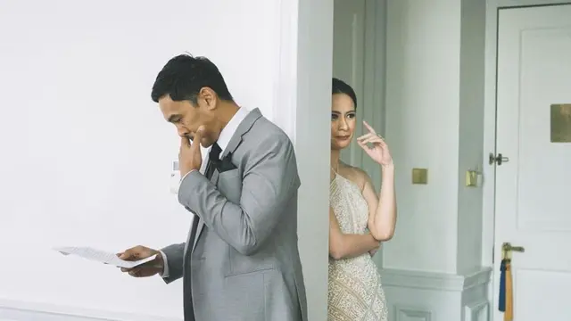 Hari Pernikahan Restu Sinaga dan Vicky Monica