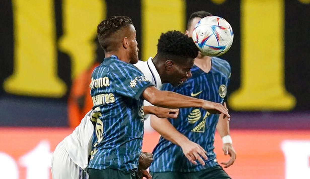 Dengan demikian, Real Madrid belum meraih kemenangan selama pramusim. Sebelumnya, mereka kalah 0-1 dari Barcelona di Las Vegas pekan lalu. (AP/Godofredo A. Vásquez)