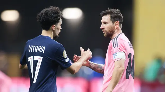 Foto: Momen Reuni Lionel Messi dan PSG Berujuh Pahit, Inter Miami Babak Belur