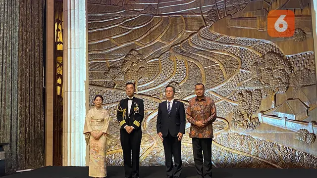 Kuasa Usaha ad interim Jepang Myochin Mitsuru dalam peringatan Hari Pasukan Bela Diri Jepang, Selasa (4/11/2025) mengatakan bahwa kedekatan hubungan pertahanan Indonesia dan Jepang saat ini berada pada titik yang semakin strategis (Dok. Liputan6.com).