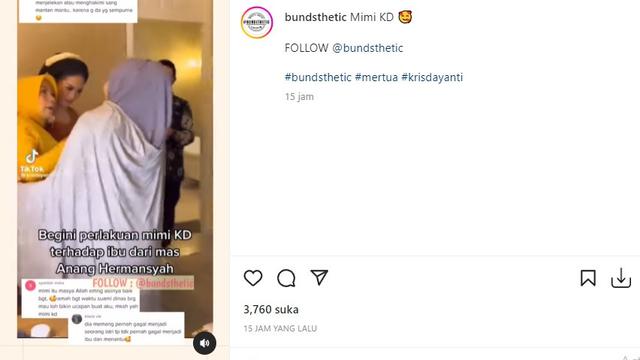 Krisdayanti (Foto: Instagram/@bundsthetic)