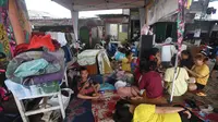 Untuk sementara, sedikitnya 57 jiwa mengungsi di sejumlah lokasi. (merdeka.com/Arie Basuki)