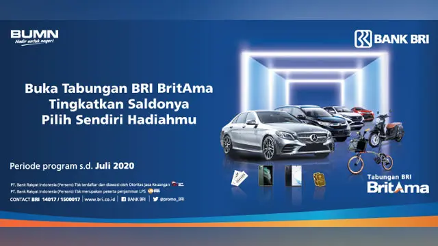 Buka Tabungan BRI BritAma.