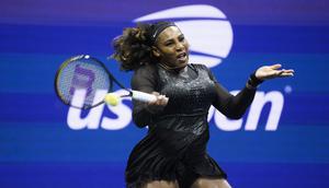 Williams bangkit di set kedua. Ia bahkan mampu unggul hingga 4-0 atas Tomljanovic. (AP/John Minchillo)