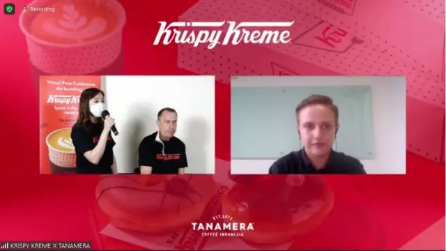 Virtual Launching of Krispy Kreme Special Coffee Blend Roasted by Tanamera"