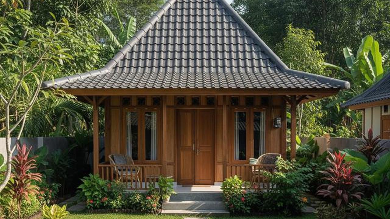 9 Inspirasi Rumah Kampung Modern dengan Halaman Hijau, Adem dan Estetis