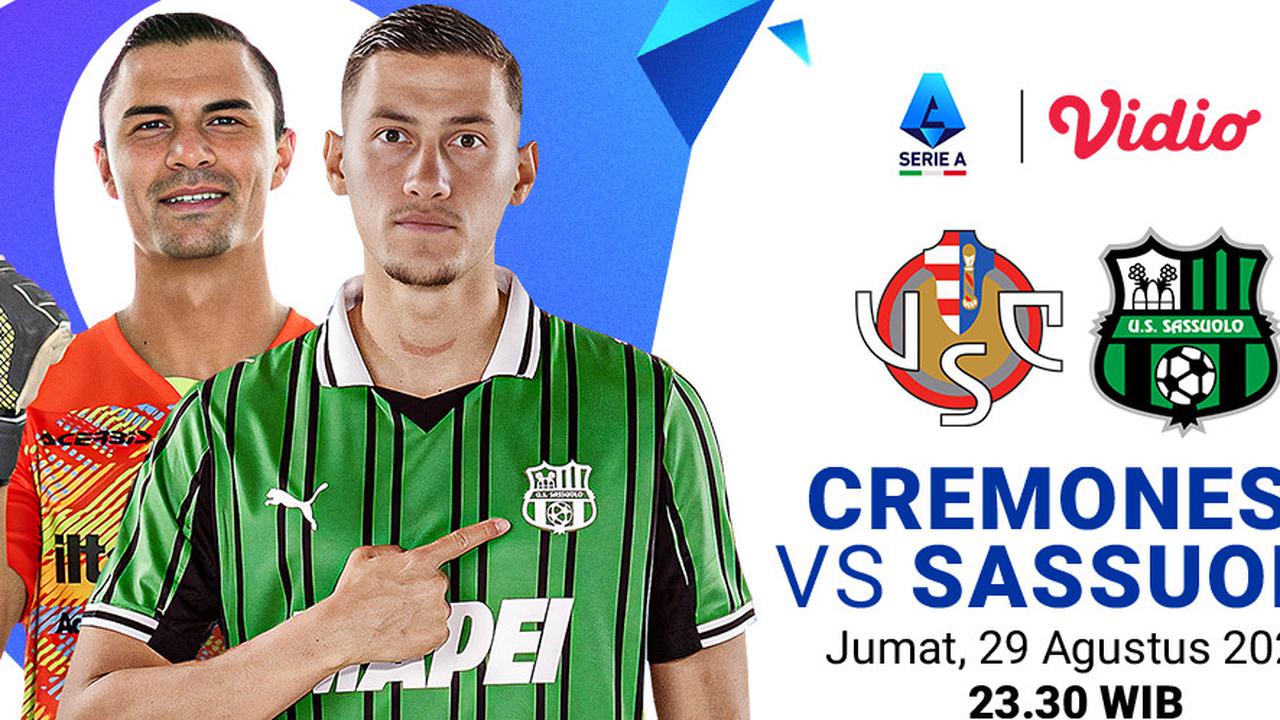 Nonton Serie A 2025/26: Cremonese vs Sassuolo, Eksklusif di Vidio