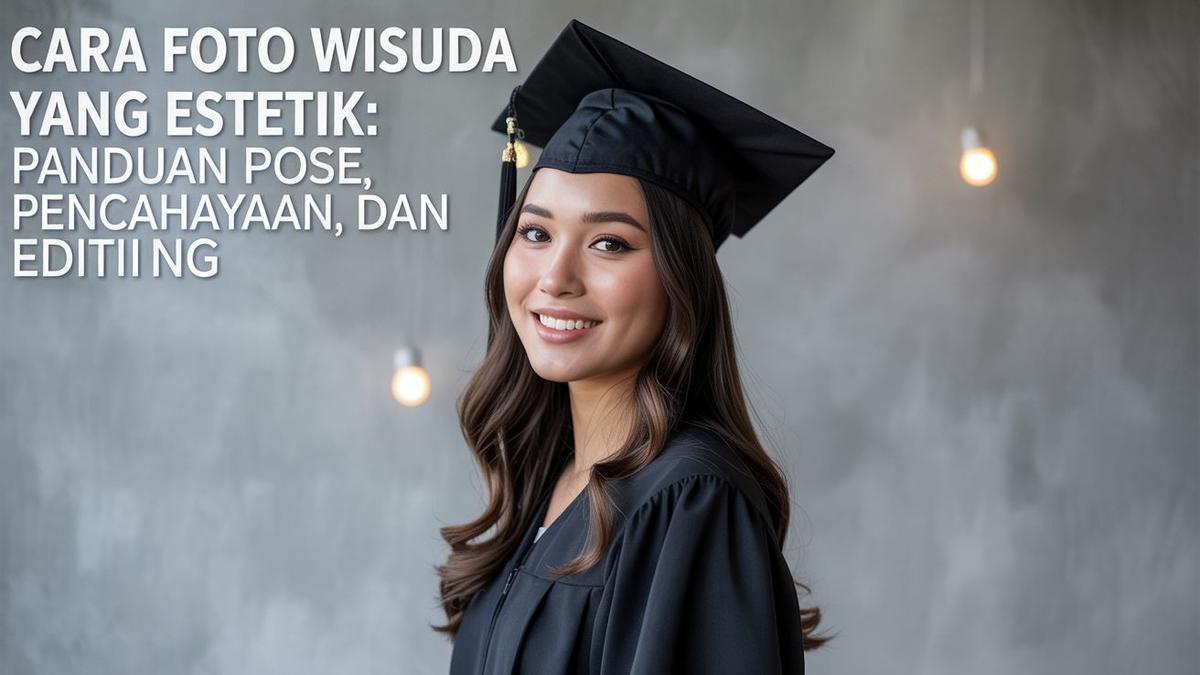 Cara Foto Wisuda yang Estetik: Panduan Pose, Pencahayaan, dan Editing