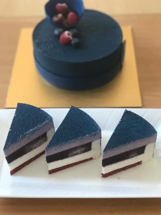 Fantastic Blueberry Mousse Cake, Kue Unik Sebagai Teman Minum Teh