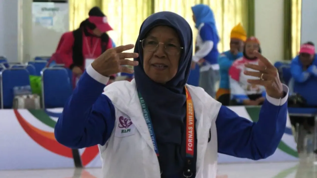 Pesenam Lansia Nelly Rohati Buktikan Umur Bukan Penghalang untuk Tetap Aktif Bergerak