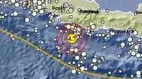 Gempa Magnitudo 4,7 Guncang Kabupaten Garut Jabar