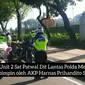 Satpatwal Polda Metro Jaya menindak bikers Harley Davidson yang menggunakan lampu strobo (Satpatwal Polda Metro Jaya)